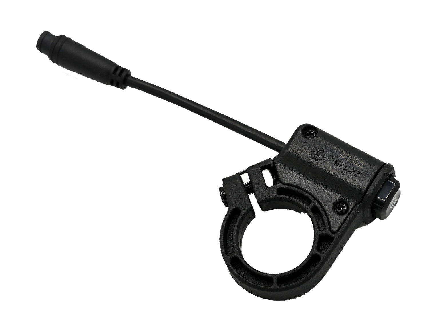 Y8-S Lichtschalter schwarz, original E-Scooter Ersatzteil. Inklusive Kabel und Klemme für eine einfache Montage.